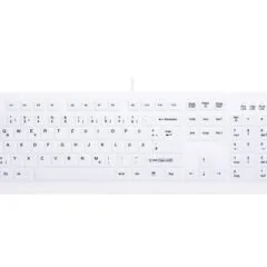 Keyboard Cherry Medical AK-C8100F Active Key wired white - AK-C8100F-UVS-W GE - White USB Wired German QWERTZ