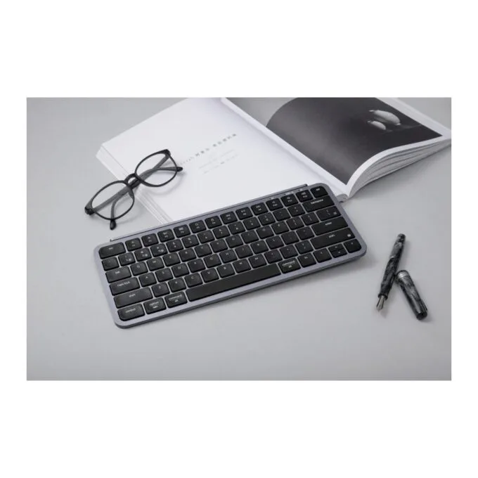 Keychron B1 Pro B1P-K1 Ultraslim 75% Wireless Keyboard Gray US — image 2