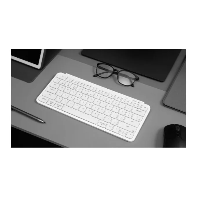 Keychron B1 Pro Ultraslim Mini Wireless Keyboard ZMK Online customize - B1P-K8 - Ivory White 75% US — image 2