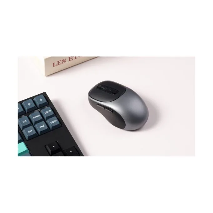Keychron BM24 (BM24-C61) Wireless Mouse 1K Polling Rate Metal Gray — image 2