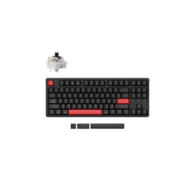 Keychron C3 Pro - C3P-H3 - RGB QMK VIA Mechanical Brown Switch - Hot Swappable 80% US Layout — image 1
