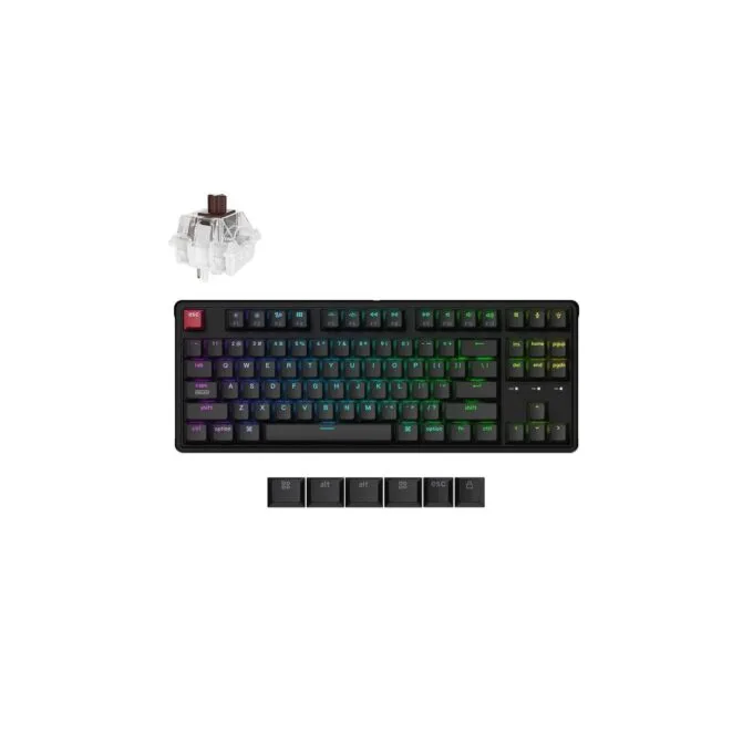 Keychron C3 Pro (C3PX-H3) QMK VIA Super Brown 8K 80% US RGB — image 1