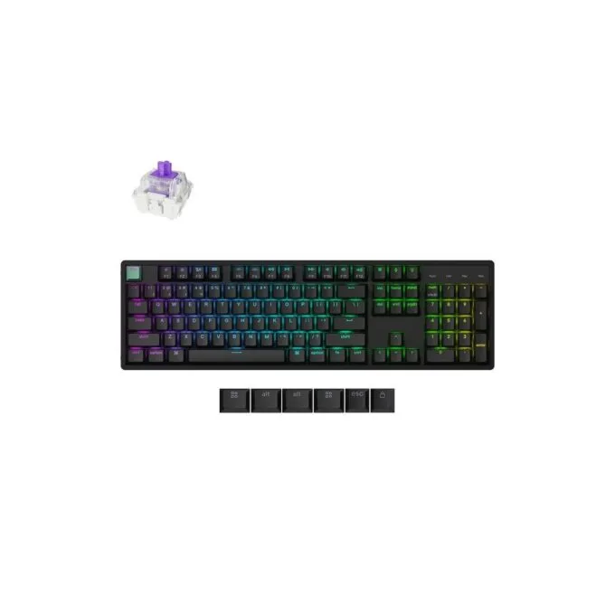 Keychron K10 HE K10H-J1 Shine-Through Wireless Magnetic Hall Effect RGB Keyboard 100% US — image 1