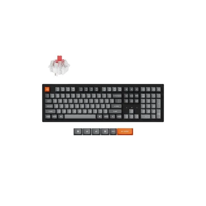 Keychron K10 Max K10M-H1 QMK Wireless Mechanical Keyboard Red Switch RGB 100% US ANSI — image 1