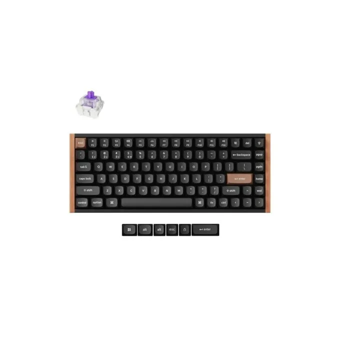 Keychron K2 HE K2H-F1 Wireless Magnetic Hall Effect RGB 75% US Wood — image 1