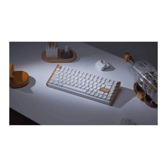Keychron K2 HE K2H-Q1 75% Wireless Magnetic Hall Effect RGB Keyboard Wood White — image 3