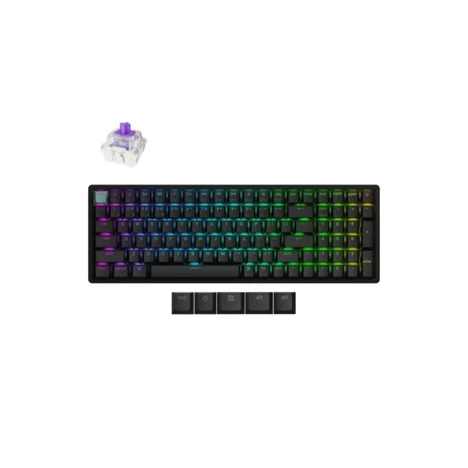 Keychron K4 HE K4H-J1 Shine-Through Wireless Magnetic Hall Effect RGB Keyboard 96% US — image 1