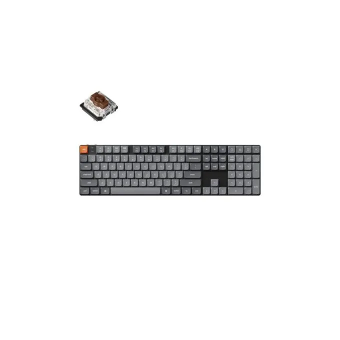 Keychron K5 Max K5M-H3 QMK/VIA Wireless Mechanical Keyboard-Brown Switch Hot-Swap 100% US — image 1