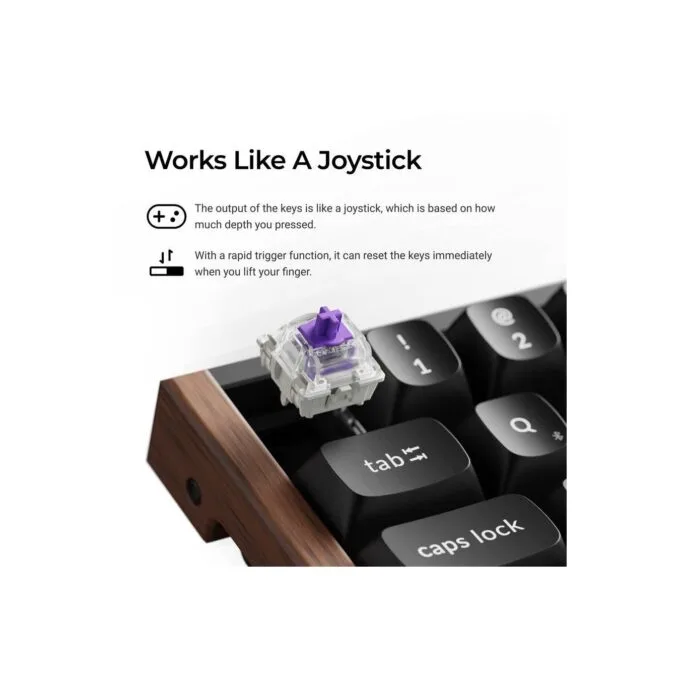 Keychron K6 HE K6H-J1 Shine-Through Wireless Magnetic Hall Effect RGB Keyboard 65% US — image 3
