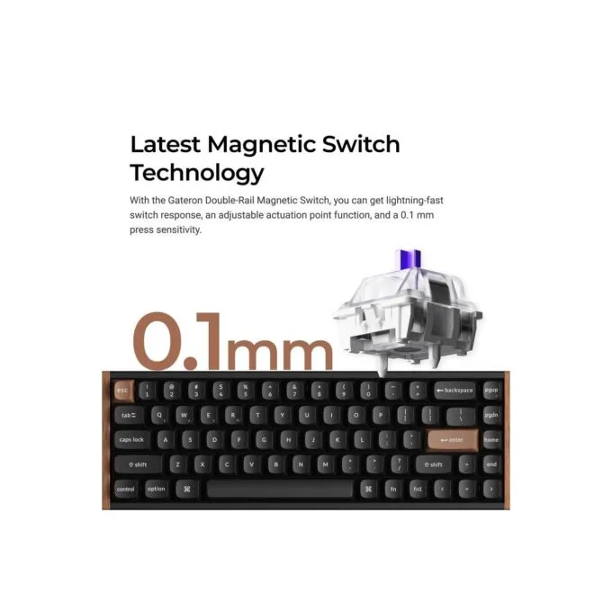 Keychron K6 HE K6H-J1 Shine-Through Wireless Magnetic Hall Effect RGB Keyboard 65% US — image 4