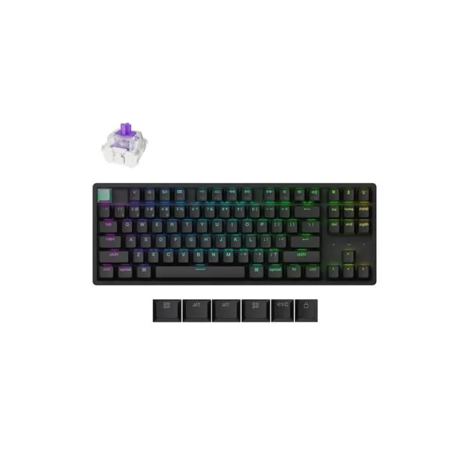 Keychron K8 HE K8H-J1 Shine-Through Wireless Magnetic Hall Effect RGB Keyboard 80% US — image 1