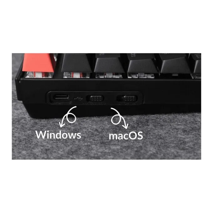 Keychron K8 V2 QMK Wireless Mechanical Keyboard Brown Switch Hot-Swap RGB 80% US — image 4