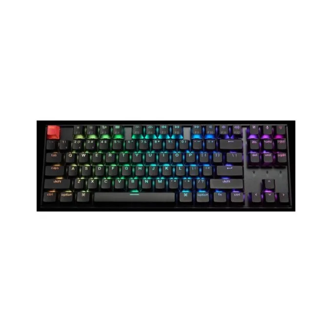 Keychron K8 V2 QMK Wireless Mechanical Keyboard Red Switch RGB 80% US Aluminum — image 6
