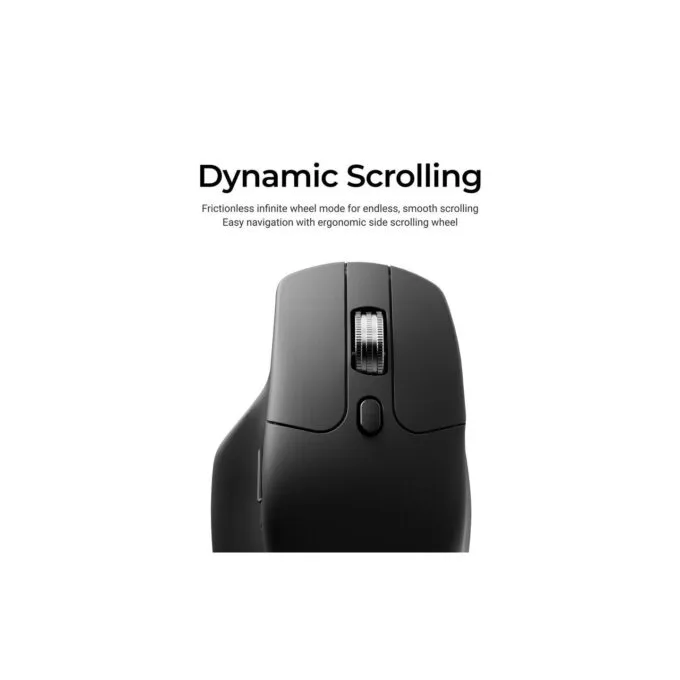Keychron M6S-A72 Wireless Ergonomic Optical Mouse 1000Hz Black — image 2