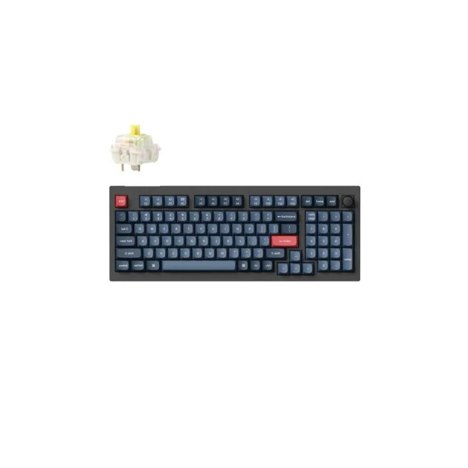 Keychron V5 Max V5M-D4 Banana Sw. 96% US QMK VIA Wireless Mechanical Keyboard — image 1