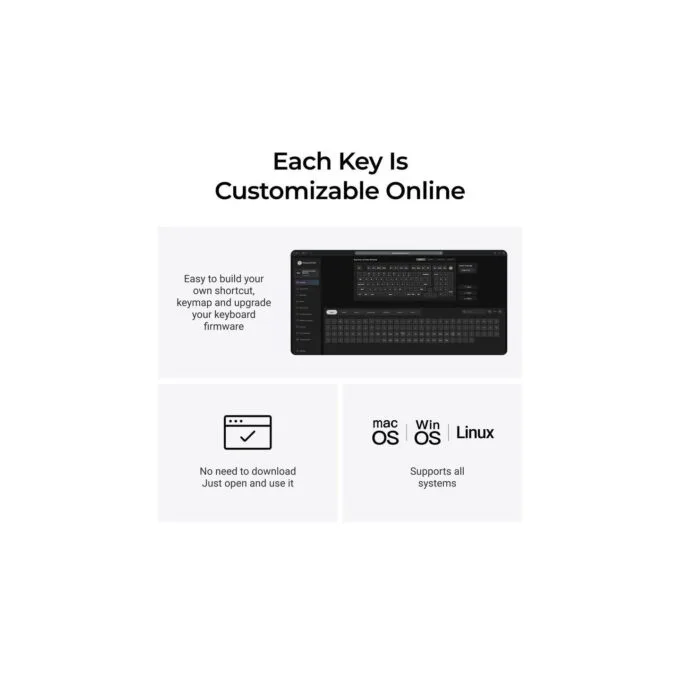 Keychron V5 Ultra V5U-D1 8K Wireless Mechanical Keyboard Red Switch RGB 96% US — image 7