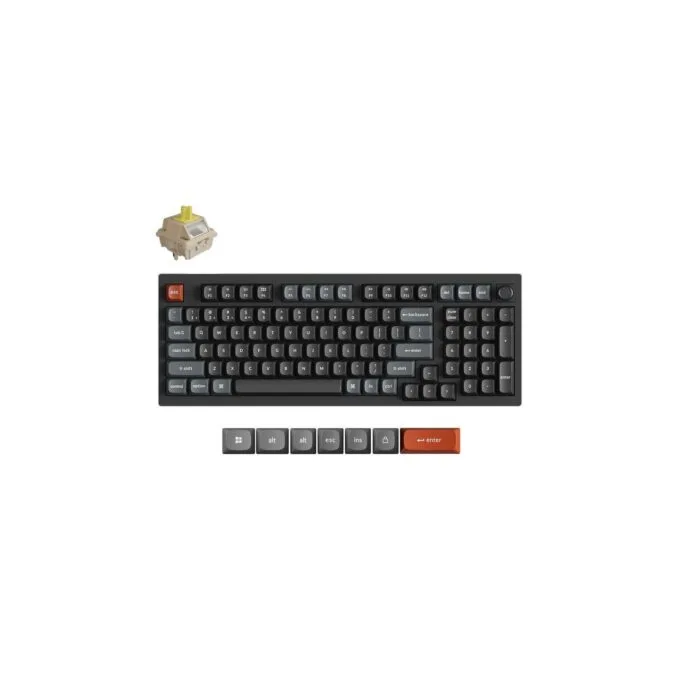 Keychron V5 Ultra (V5U-D4) Banana Switch RGB 96% US Mechanical Keyboard — image 1