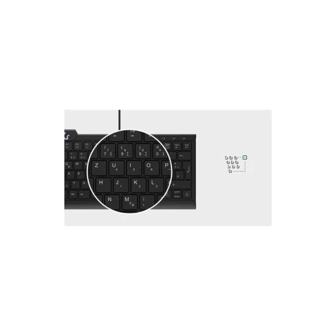 KeySonic KSK-5010ELC (DE) Mini mit Nummernblock schwarz — image 4