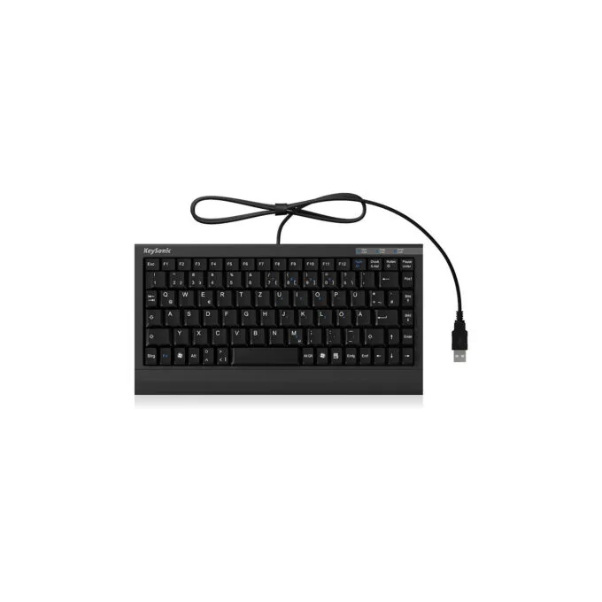 KeySonic TAS ACK-595C+ Corded (DE) MINI Tastatur SoftSkin sw — image 4