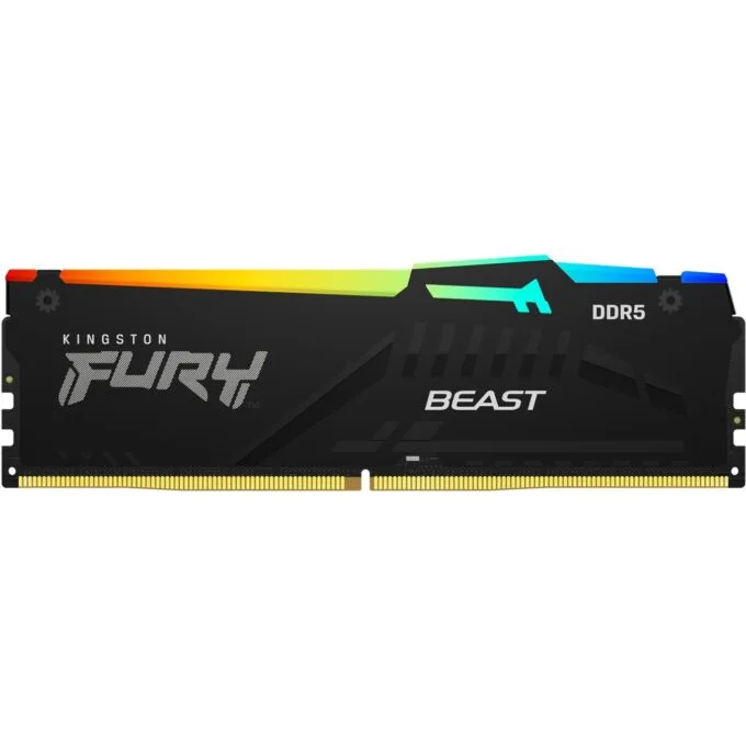 Kingston 32GB 5200MHz DDR5 CL40 DIMM FURY Beast RGB — image 2