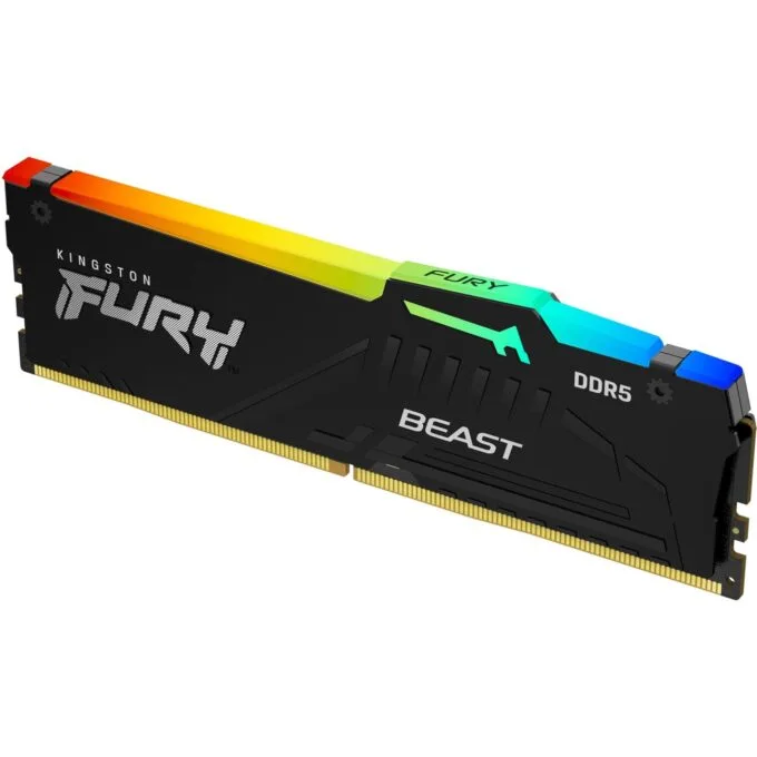 Kingston 32GB 5200MHz DDR5 CL40 DIMM FURY Beast RGB — image 1