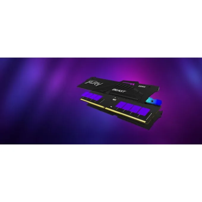 Kingston 32GB 5200MHz DDR5 CL40 DIMM Kit of 2 FURY Beast RGB — image 4