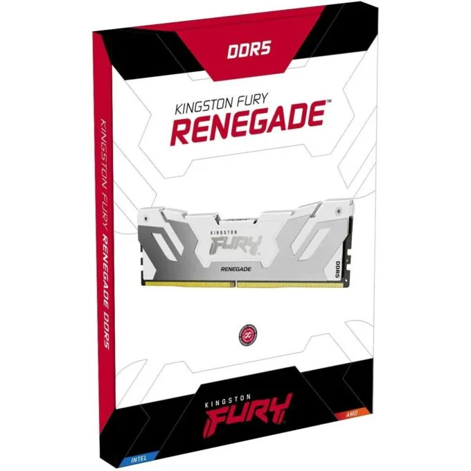 KINGSTON 32GB 8000MT s DDR5 CL38 DIMM Kit of 2 FURY Renegade White XMP — image 4