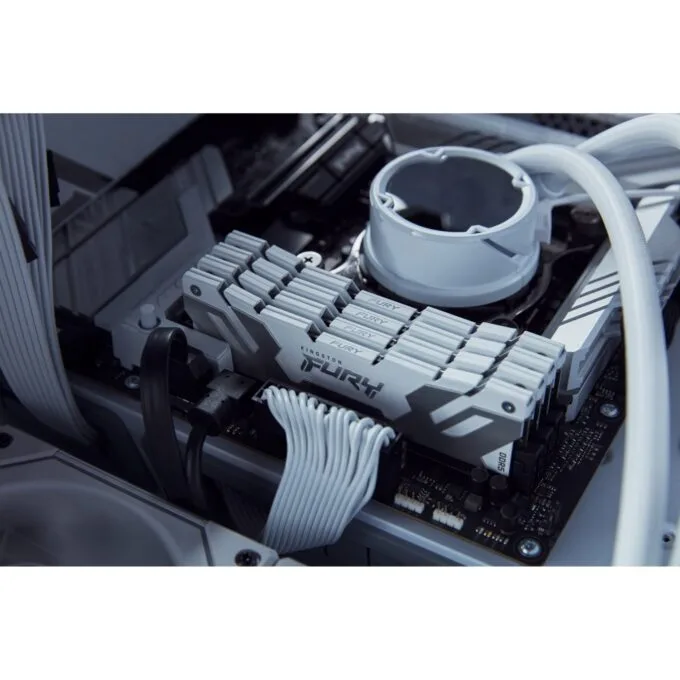 KINGSTON 32GB 8000MT s DDR5 CL38 DIMM Kit of 2 FURY Renegade White XMP — image 8