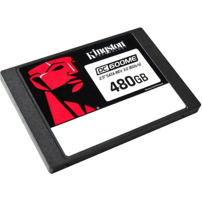 Kingston 480GB 2.5-inch SATA SSD - DC600ME - SATA III, 480GB — image 2