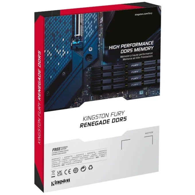 KINGSTON 48GB 6000MT s DDR5 CL32 DIMM FURY Renegade Silver XMP - Silver, 48 GB, 6000MT s, DDR5, CL32, 288-pin DIMM — image 16