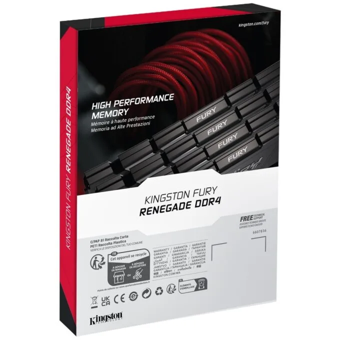 KINGSTON 64GB3200MT s DDR4 CL16DIMM Kit of 2FURYRenegadeBlack - FURYRenegadeBlack — image 17