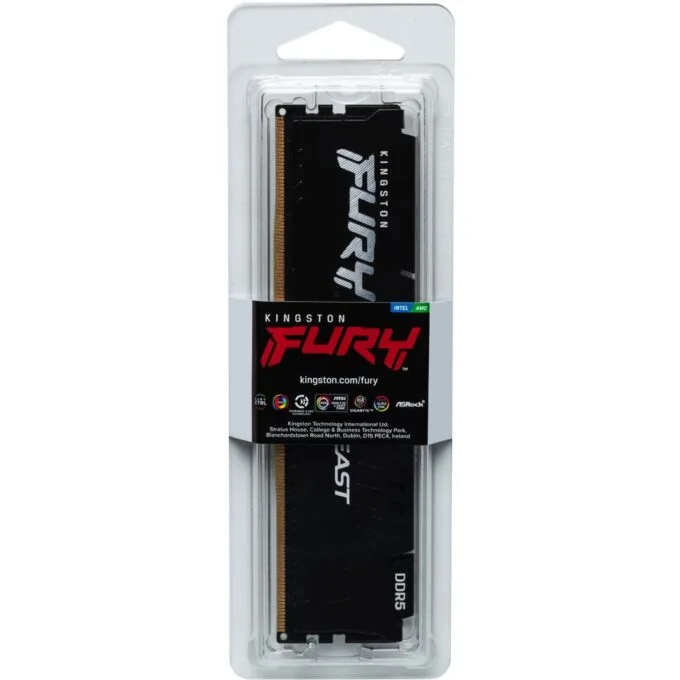 KINGSTON 8GB 5600MT/s DDR5 CL36 DIMM FURY Beast EXPO - 8GB, DDR5-5600, CL36, EXPO, Black — image 9