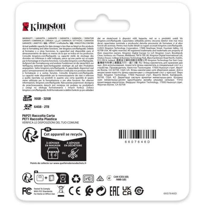 Kingston Canvas React Plus SDXC UHS-II 256GB - Black - 280MB/s Read, 150MB/s Write — image 4