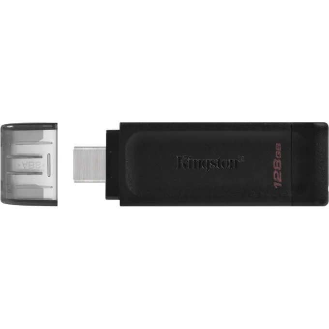 Kingston DataTraveler 70 - 128GB USB-C 3.2 Gen 1 Flash Drive - Black — image 3