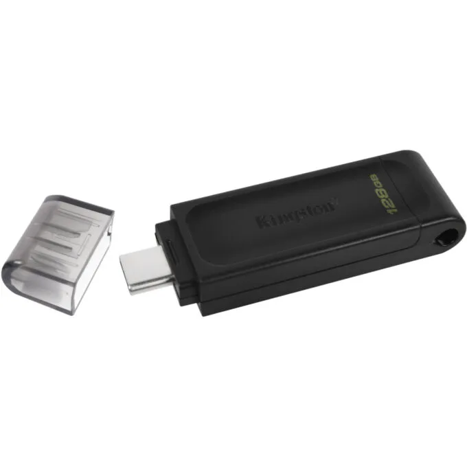Kingston DataTraveler 70 - 128GB USB-C 3.2 Gen 1 Flash Drive - Black — image 4