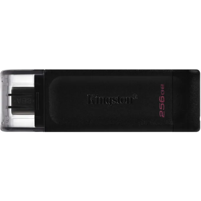 Kingston DataTraveler DT70 - 256GB USB-C 3.2 Gen 1 - Black — image 1