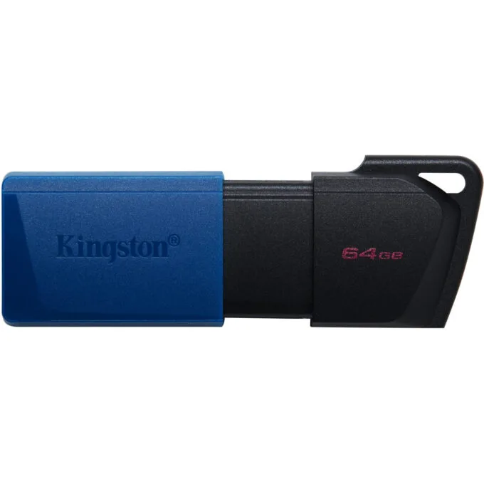 Kingston DataTraveler Exodia M - 64GB USB 3.2 Gen 1 Flash Drive - Black & Blue — image 1