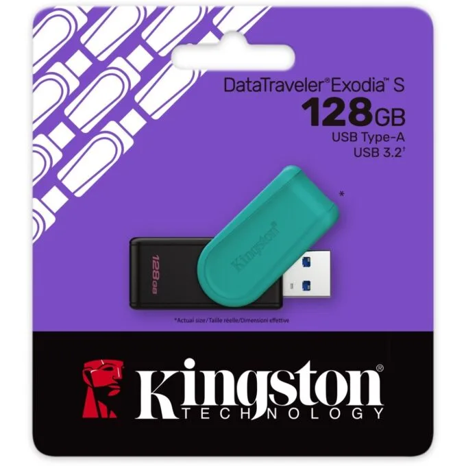 Kingston DataTraveler Exodia S USB 3.2 128GB - Exodia S - USB Flash Drive — image 3