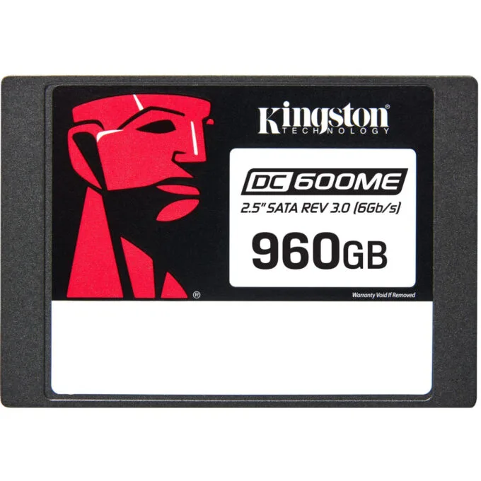 Kingston DC600ME - 960GB Mixed-Use Enterprise SATA III 2.5" (7mm) SSD - 3D TLC, TCG Opal, AES-256 — image 1