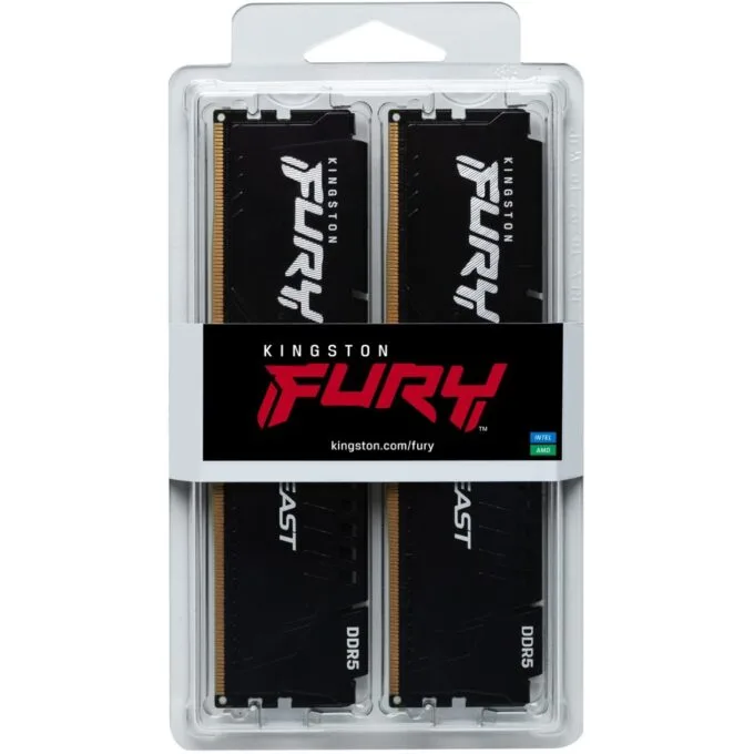 KINGSTON FURY Beast 64GB 6000MT s DDR5 CL40 DIMM Kit of 4 Black XMP — image 10