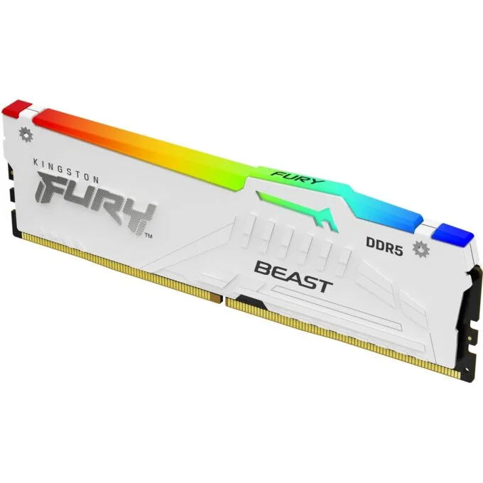 KINGSTON FURY Beast 64GB DIMM 6000MT s DDR5 CL36 Kit of 2 White RGB EXPO — image 2