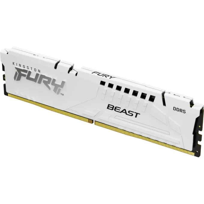 KINGSTON FURY Beast 64GB DIMM DDR5 5200MT s DDR5 CL40 Kit of 2 White XMP — image 2