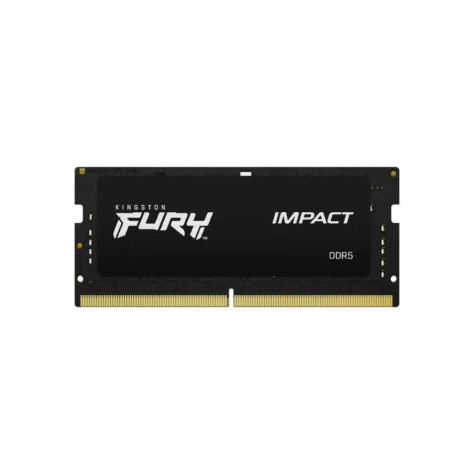 Kingston FURY Impact 16GB DDR5 SO-DIMM - KF556S40IB-16 - PC5-5600 (5600MT/s) CL40, Intel XMP 3.0 & Plug N Play — image 1
