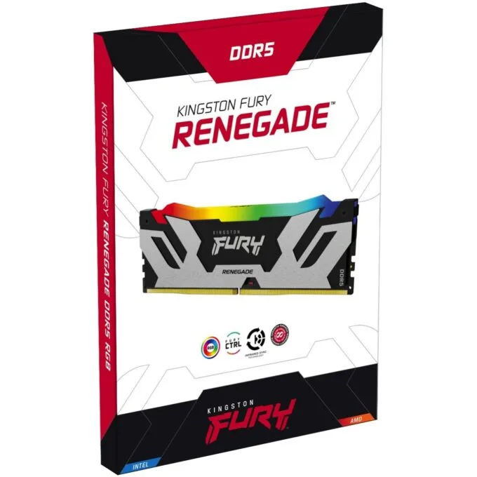 KINGSTON FURY Renegade DDR5 96GB (2x48GB) 6400MT/s CL32 DIMM Kit - RGB XMP — image 10