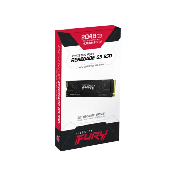 Kingston FURY Renegade G5 M.2 2280 - 2TB NVMe PCIe Gen5 SSD, 14700MB/s Read, 14000MB/s Write — image 4