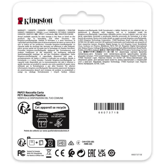 Kingston Industrial SDHC 16GB pSLC - UHS-I U3 V30, Class 10, 100/80 MB/s, -40°C to 85°C, Black — image 4