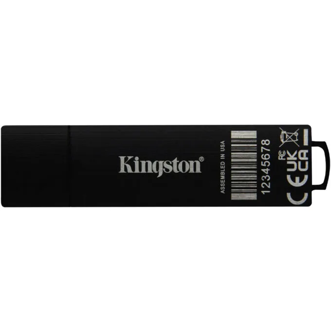 Kingston IronKey D500S - 16GB Encrypted USB-A Flash Drive, AES-256 FIPS 140-3, Black — image 2
