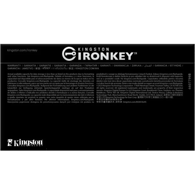 Kingston IronKey D500S - 16GB Encrypted USB-A Flash Drive, AES-256 FIPS 140-3, Black — image 7