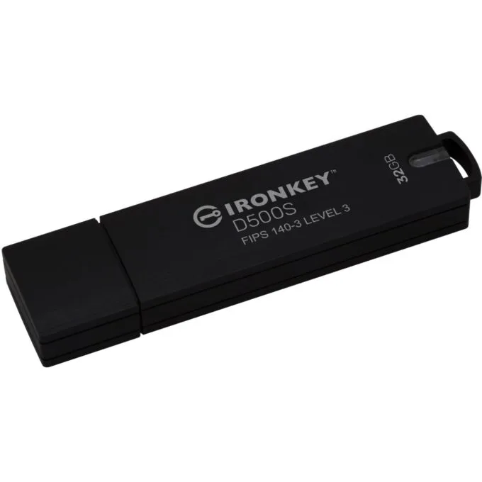 Kingston IronKey USB-Stick 32GB - D500S - Black, USB 3.2 Gen1, AES-256, FIPS 140-3 — image 6