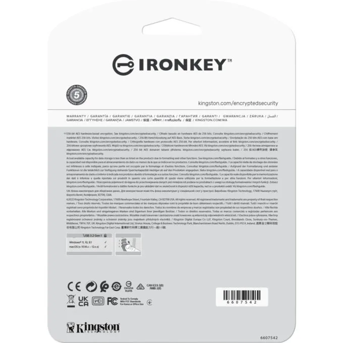 Kingston IronKey Vault Privacy 50 - 32GB AES-256 Encrypted USB-A 3.2 Gen1 Flash Drive — image 4